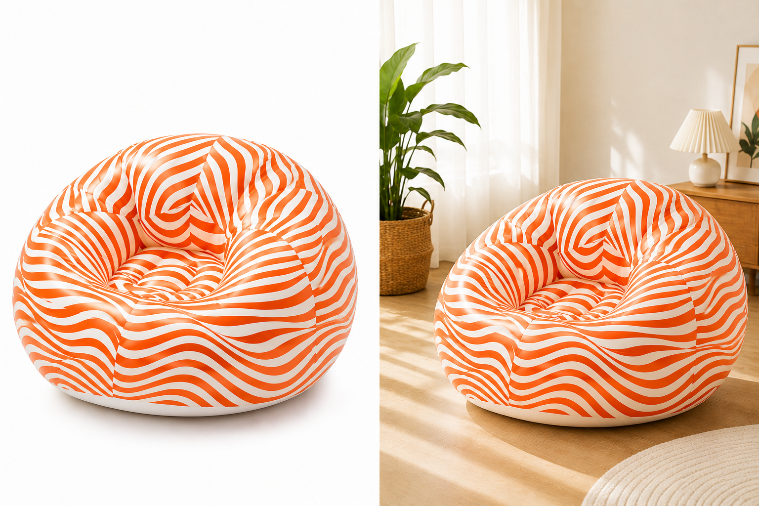 Inflatable Lounge Couch | Portable Air Sofa