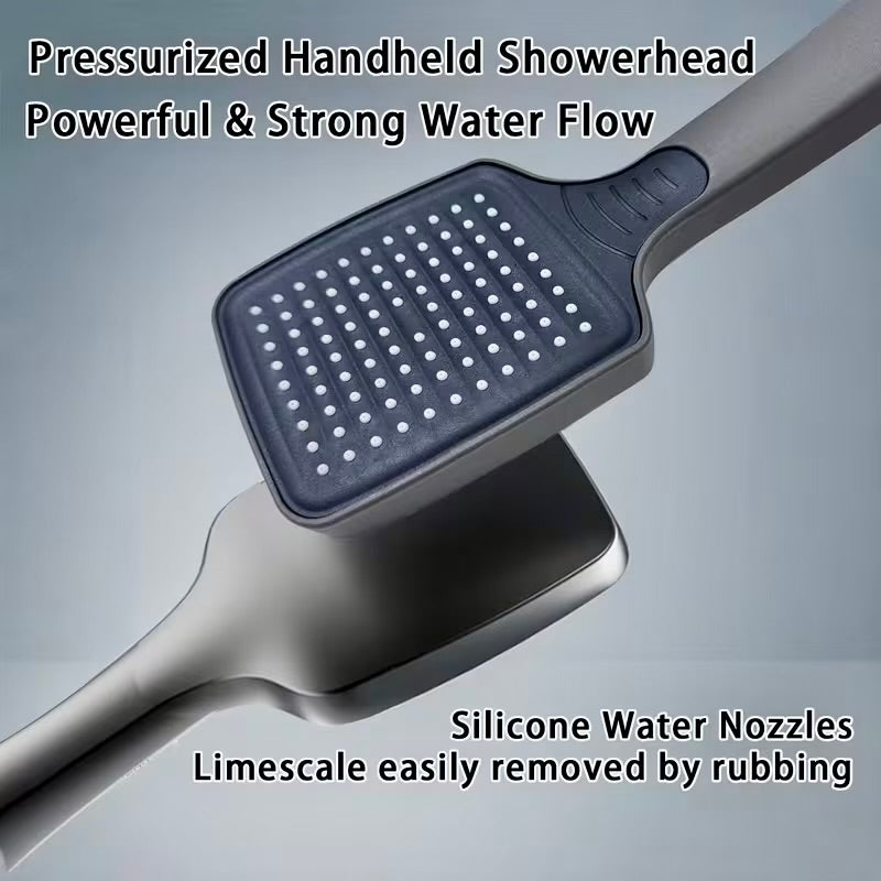 Rainfall Shower Set with Mixer | Dark Grey