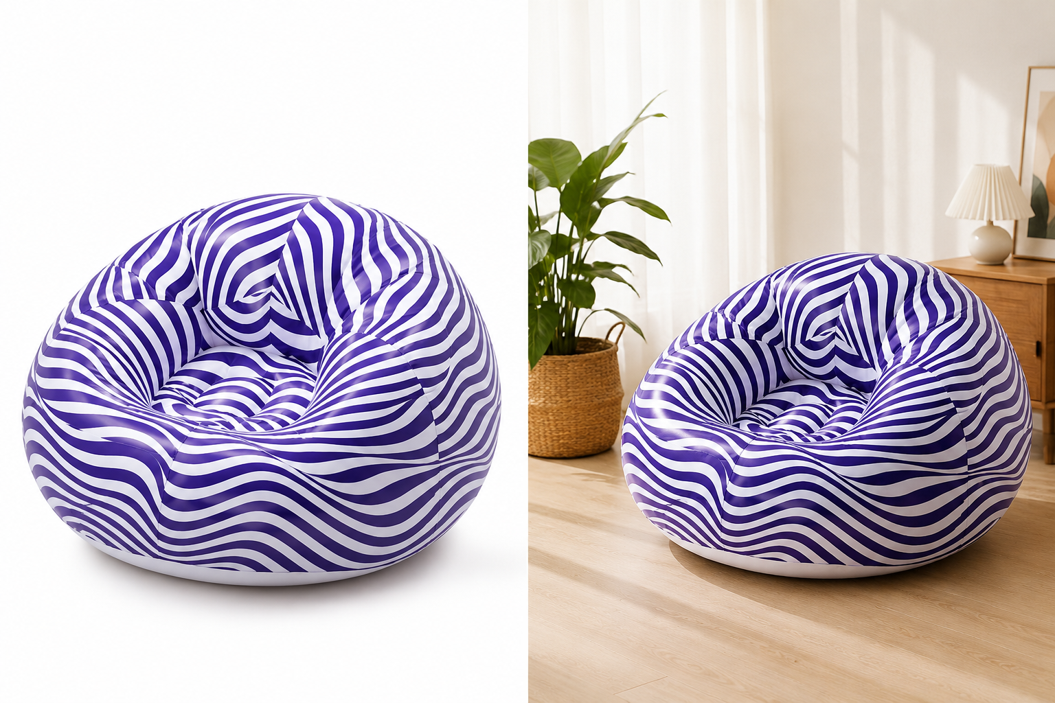 Inflatable Lounge Couch | Portable Air Sofa