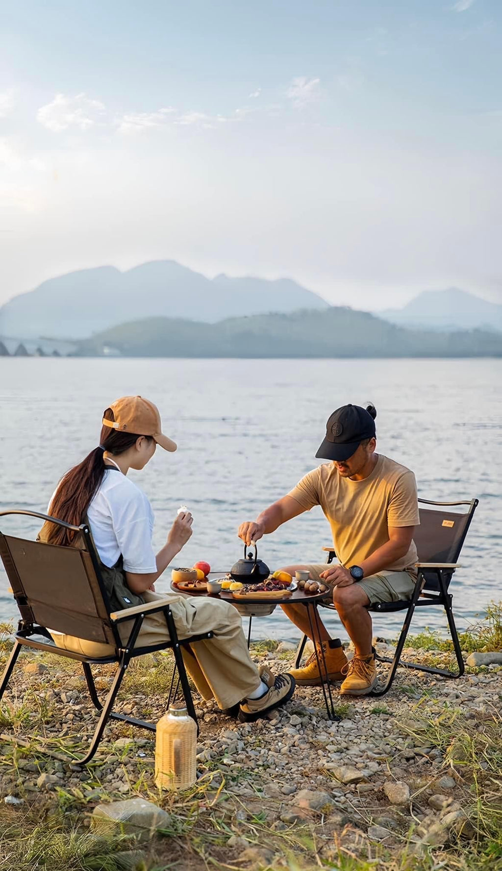 Round BBQ Grill Table