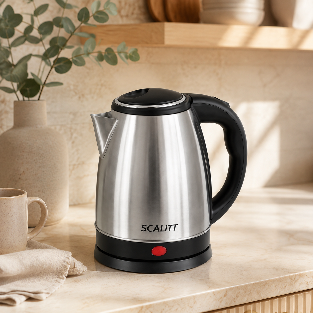 2.0L Stainless Steel Electric Kettle – 1500W