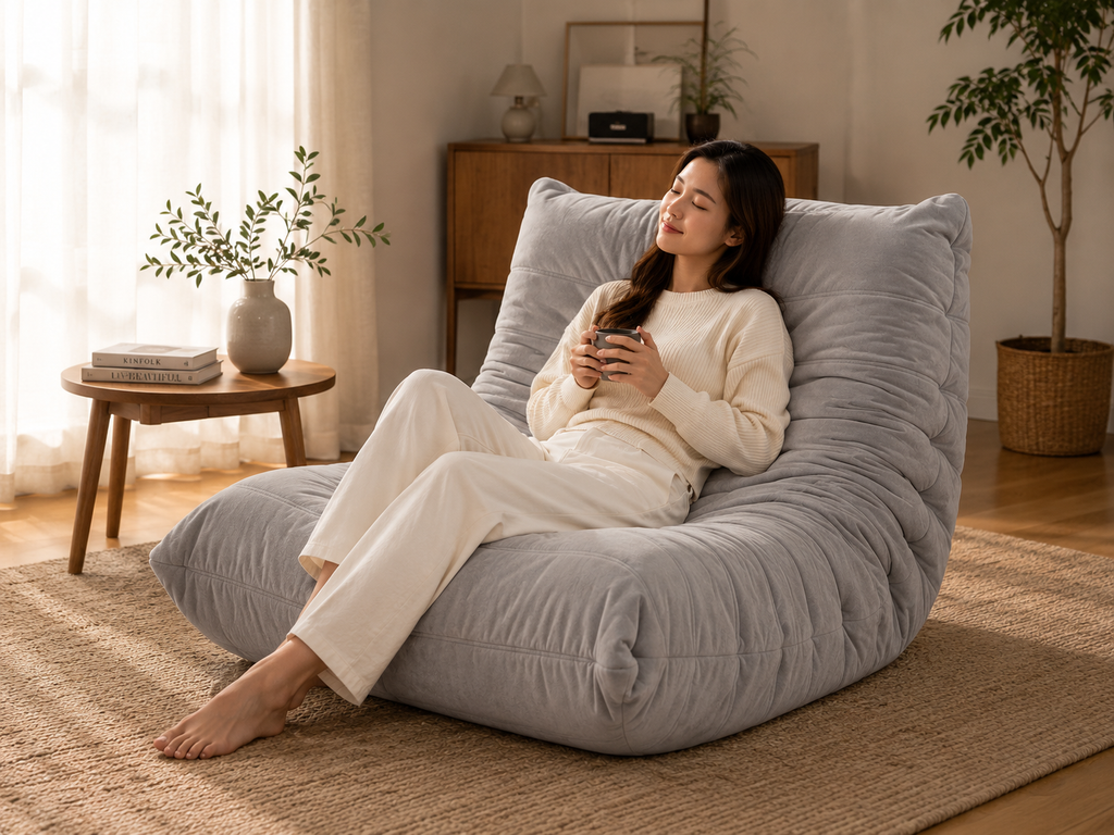 Light grey Cloud Lounge Sofa for modern living room, bedroom and relaxation spaces, grey 1