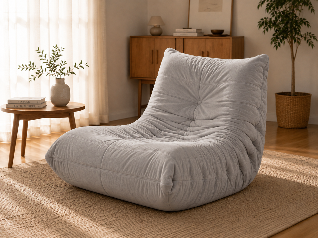 Light grey Cloud Lounge Sofa for modern living room, bedroom and relaxation spaces, grey 2